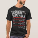 Buscar pintor automotriz camisetas Coche