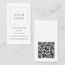 Buscar teléfono elegante tarjetas de visita Código qr