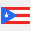 Buscar bandera de puerto rico postales Rojo