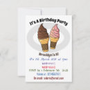 Buscar del cono de helado invitaciones Cualquier niño
