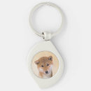 Buscar shiba inu llaveros Rojo