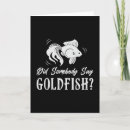 Buscar goldfish divertido tarjetas Pescar