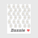 Buscar nota musical pegatinas Oro