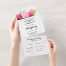 Buscar 3 tulipanes invitaciones Rosa