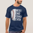 Buscar entrenadores de béisbol camisetas Día del padre