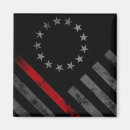 Buscar bomberos imanes Línea roja delgada