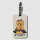 Buscar yorkshire etiquetas para maletas Perrito