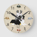 Buscar pastor australiano relojes de pared Animal