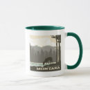 Buscar madera tazas Montañas