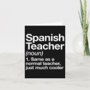 Buscar profesor español tarjetas Volver a la escuela