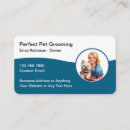 Buscar grooming tarjetas de visita Diversión