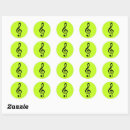 Buscar treble clef pegatinas Música