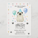 Buscar del perro invitaciones de cumpleaños Para mascotas