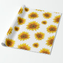 Buscar girasoles papel de regalo Botánico