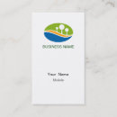 Buscar logotipo del árbol tarjetas de visita Jardinería