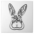 Buscar conejo blanco azulejos Blanco y negro