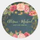 Buscar corazones y rosas pegatinas Invitados