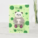 Buscar panda feliz tarjetas 6 º pesadilla