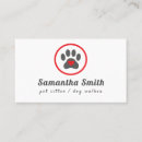 Buscar paw tarjetas de visita Huella de pezuña