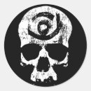 Buscar skull pegatinas Negro