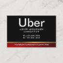Buscar conductor taxi de tarjetas de visita Limo