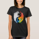 Buscar taijitu camisetas Colorido