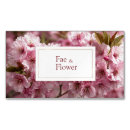 Buscar flores cerezo de tarjetas de visita General y unisex
