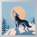 Buscar lobo en bosque posters General y unisex