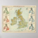 Buscar islas británicas posters Mapa