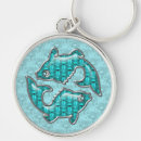Buscar pescado llaveros Elegante