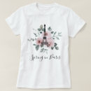 Buscar viaje de parís camisetas Para ella