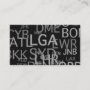 Buscar aeropuerto tarjetas de visita Aviones