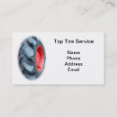 Buscar neumáticos tarjetas de visita Mantenimiento