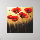 Buscar amapolas rojas lienzos Flores