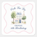Buscar cumpleaños de parís pegatinas Rosa