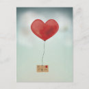 Buscar globos en forma de corazón postales Para ellos