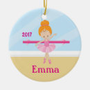 Buscar pelo rojo adornos Bailarina