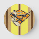 Buscar tabla hawaiana relojes de pared Tropical