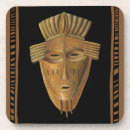 Buscar máscara africana posavasos Tribal