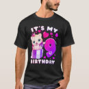 Buscar cumpleaños de 9 años camisetas 9 º gata