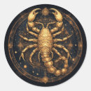 Buscar escorpión pegatinas Zodiaco