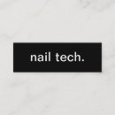 Buscar tecnología del clavo tarjetas de visita Cosmetología