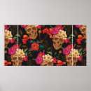 Buscar cráneo mexicano posters Flor