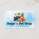 Buscar tienda del mascota tarjetas de visita Gatos