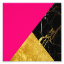 Buscar oro rosado de oro posters Mármol
