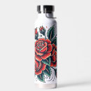 Buscar tatuaje agua botellas Rojo