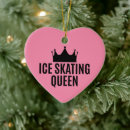 Buscar patinaje de hielo adornos Para ella