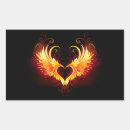 Buscar corazón rectangulares pegatinas Brillante