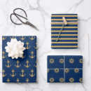 Buscar anchor papel de regalo Azul marino
