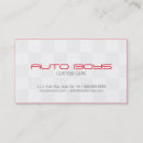 Buscar auto tarjetas de visita Rojo